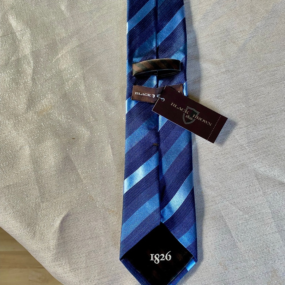 Black Brown 1826 Mens Tie - Brand New with tags